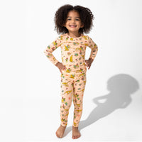 Pounce In Paradise Cheetah Bamboo Kids Pajamas