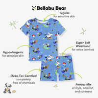 Powerpuff Girls Mojo Jojo Showdown Bamboo Kids Pajama Short Set