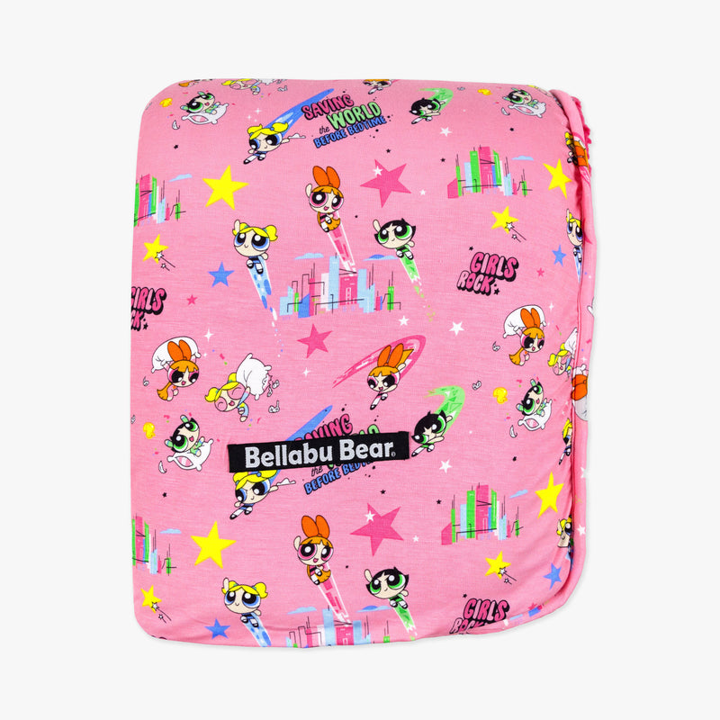 Powerpuff Girls Saving Bedtime Bamboo Sherpa Blanket