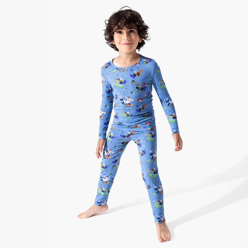 Powerpuff Girls Mojo Jojo Showdown Bamboo Kids Pajamas