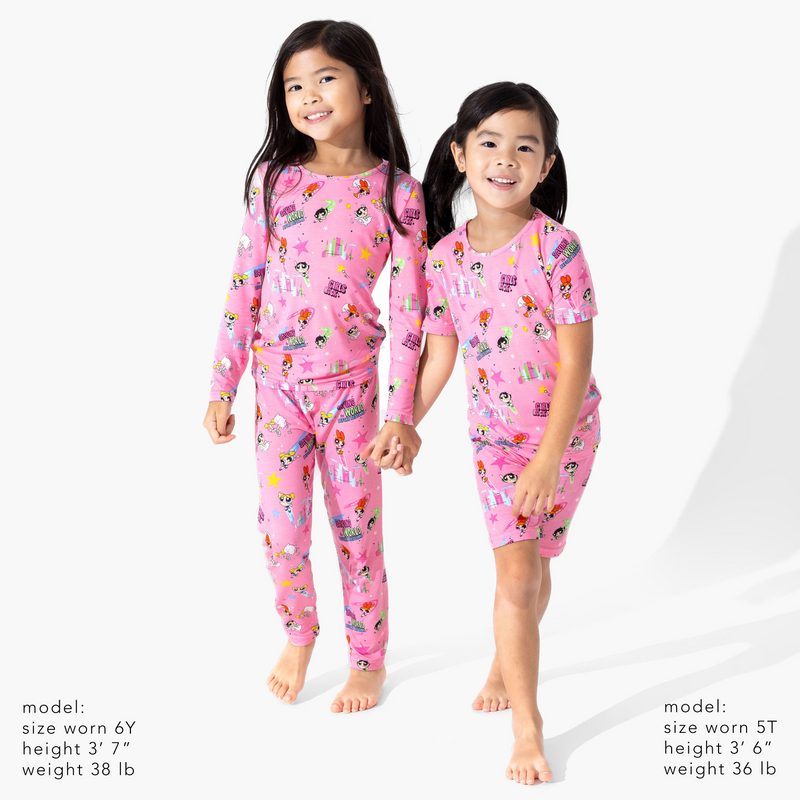 Powerpuff Girls Saving Bedtime Bamboo Kids Pajamas