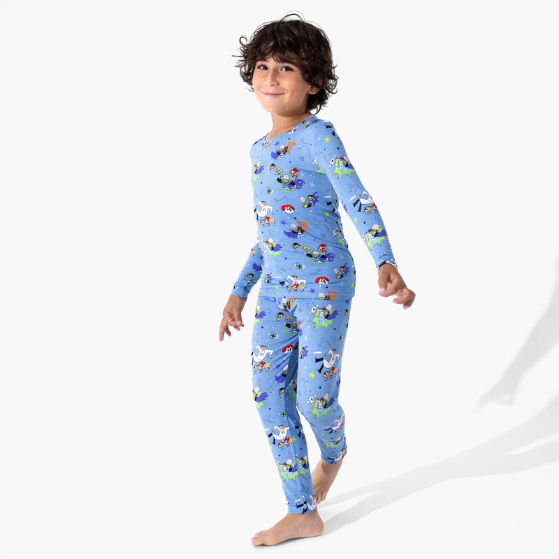 Powerpuff Girls Mojo Jojo Showdown Bamboo Kids Pajamas