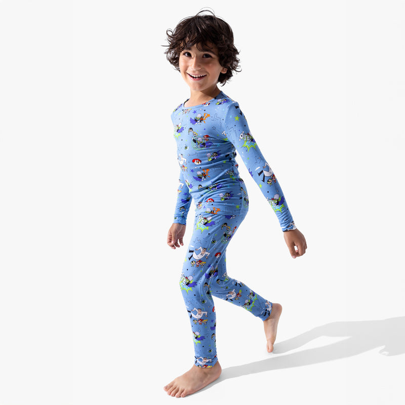 Powerpuff Girls Mojo Jojo Showdown Bamboo Kids Pajamas