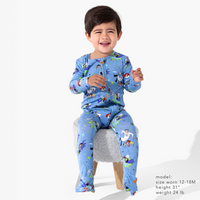 Powerpuff Girls Mojo Jojo Showdown Bamboo Convertible Footie