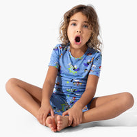 Powerpuff Girls Mojo Jojo Showdown Bamboo Kids Pajama Short Set