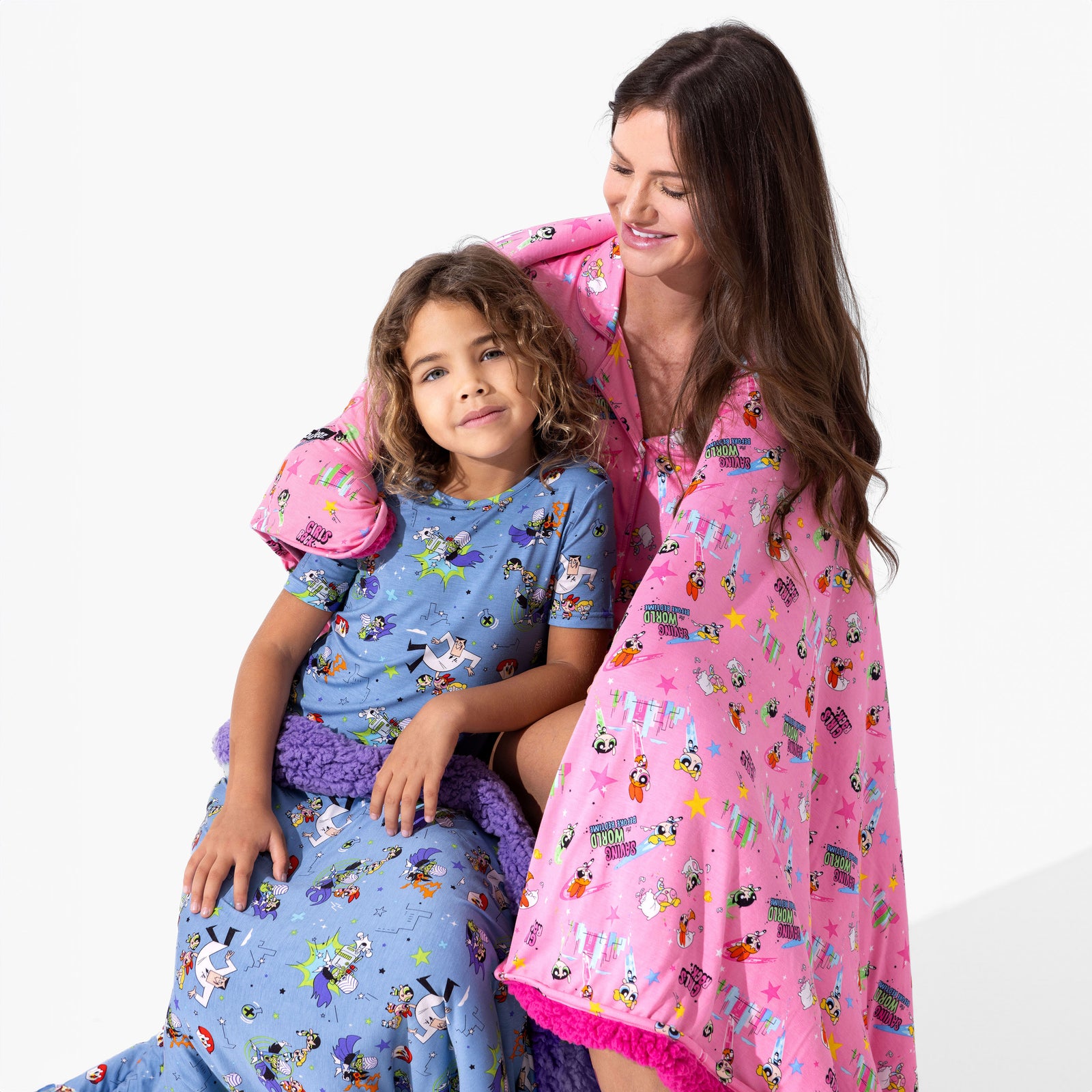 Powerpuff Girls Mojo Jojo Showdown Bamboo Kids Pajama Short Set