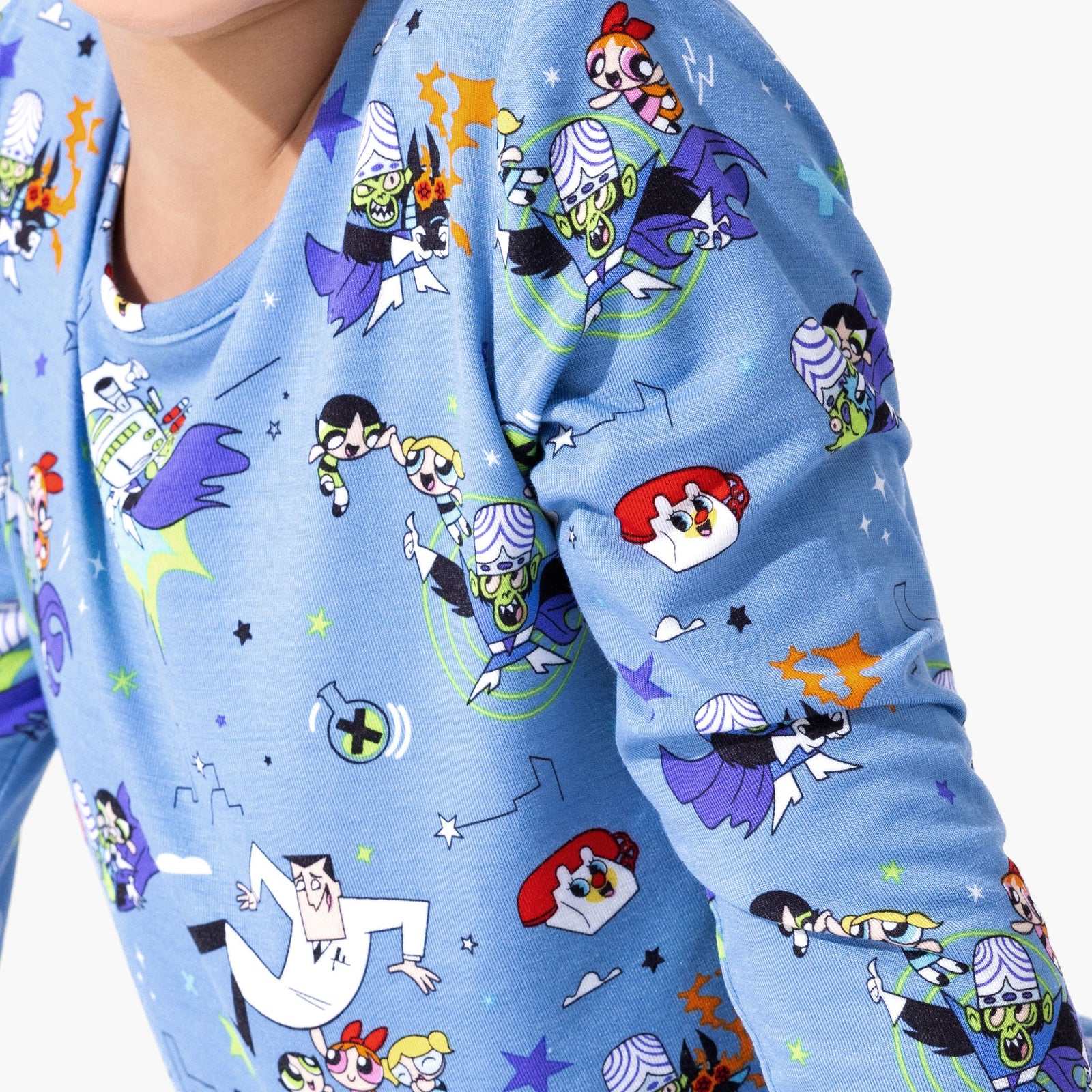 Powerpuff Girls Mojo Jojo Showdown Bamboo Kids Pajamas