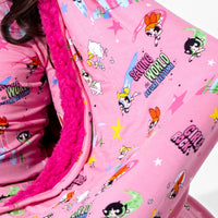 Powerpuff Girls Saving Bedtime Bamboo Sherpa Blanket