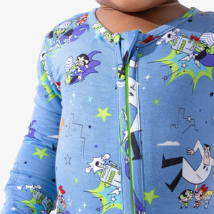 Powerpuff Girls Mojo Jojo Showdown Bamboo Convertible Footie