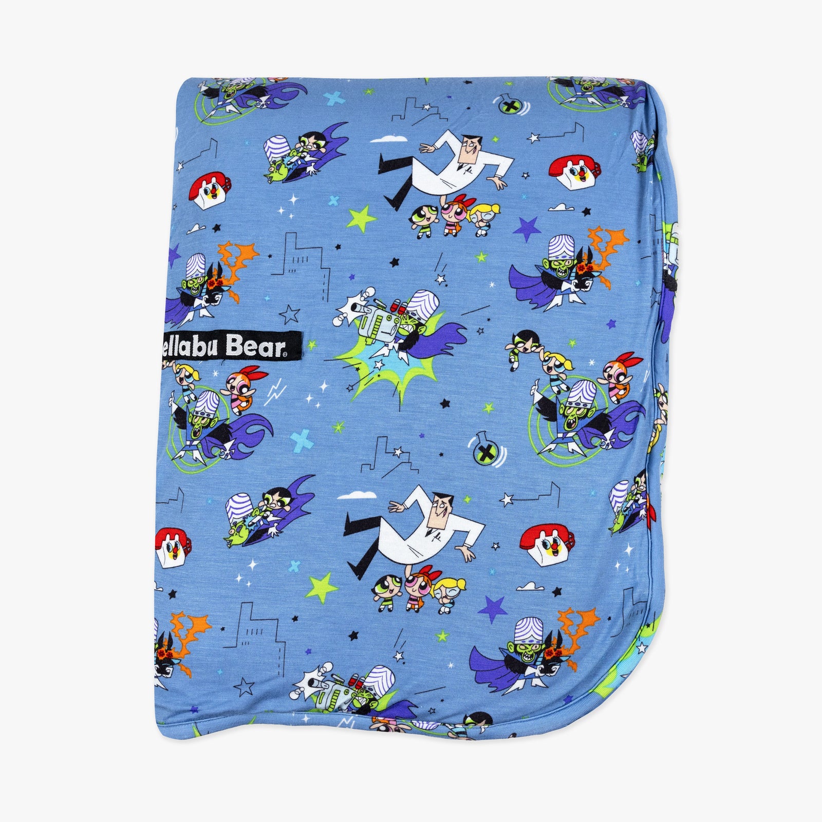 Powerpuff Girls Mojo Jojo Showdown Bamboo Sherpa Blanket