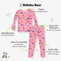Powerpuff Girls Saving Bedtime Bamboo Kids Pajamas
