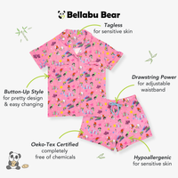 Powerpuff Girls Saving Bedtime Bamboo Women's Pajama Short Set