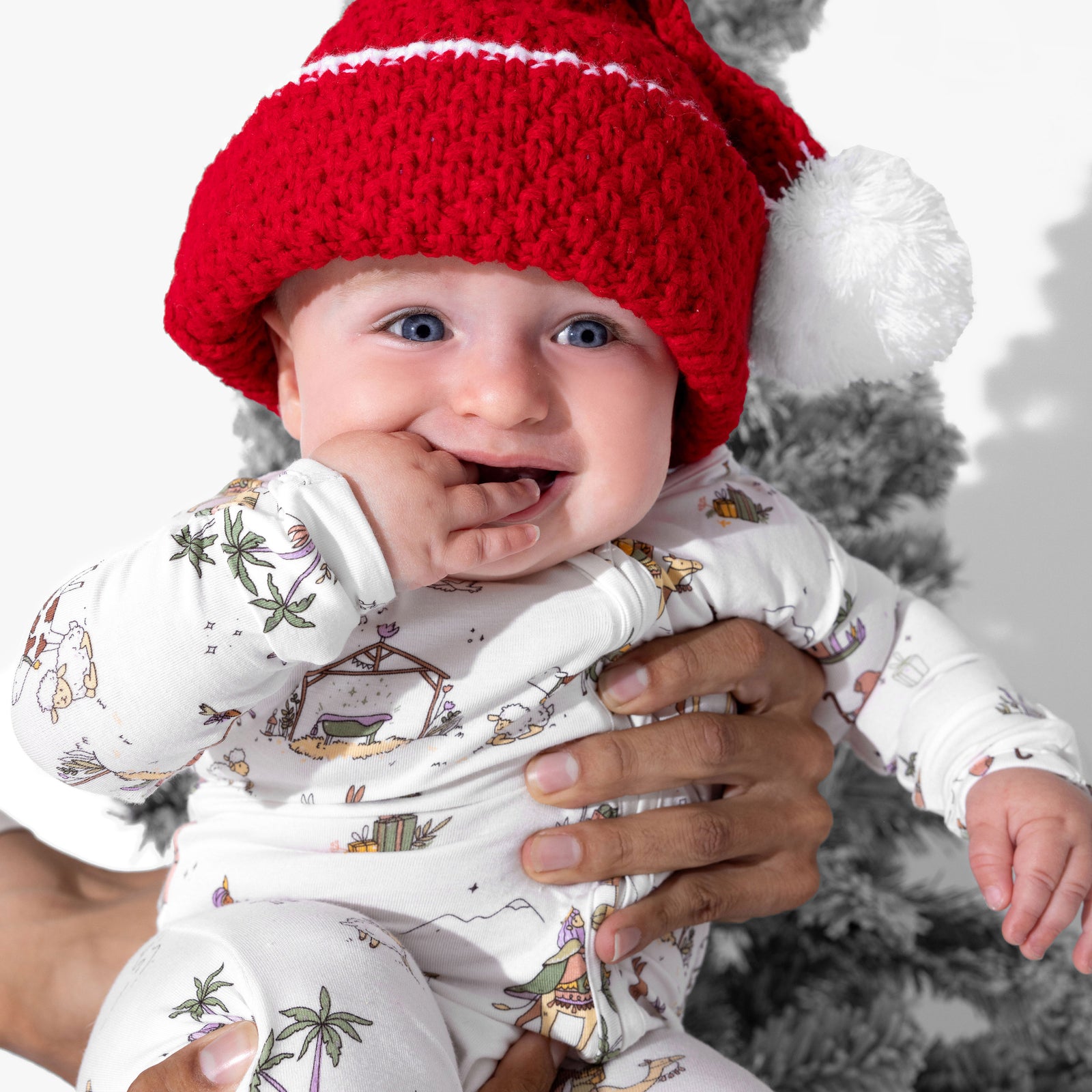 Holy Night Bamboo Convertible Footie