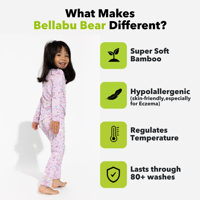 Enchanted Unicorn Bamboo Kids Pajamas
