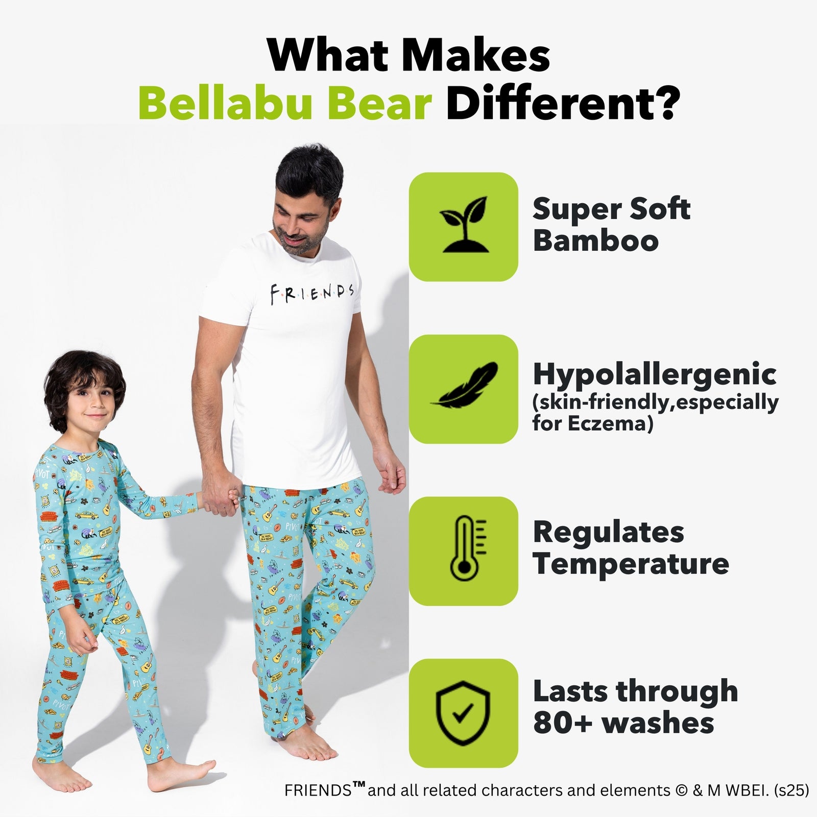 FRIENDS™: Central Perk Bamboo Men's Pajama Set