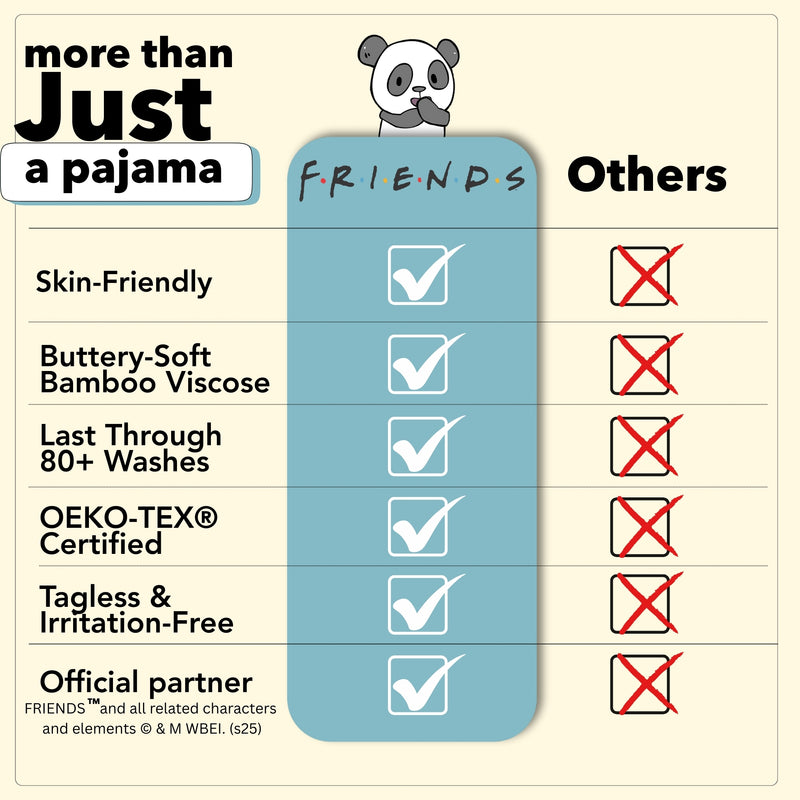 FRIENDS™: Central Perk Bamboo Kids Pajama Short Set