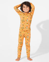 Pumpkin Bamboo Kids Pajamas