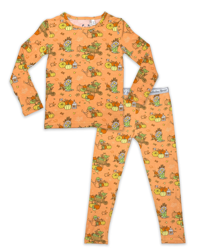 Pumpkin Bamboo Kids Pajamas