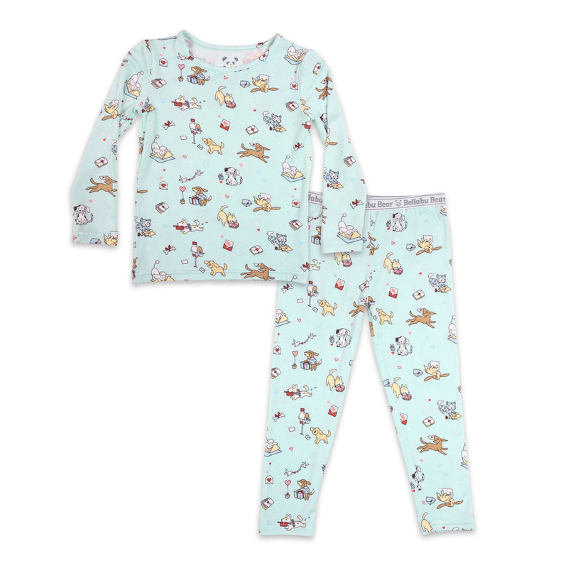 Puppy Love Bamboo Kids Pajamas