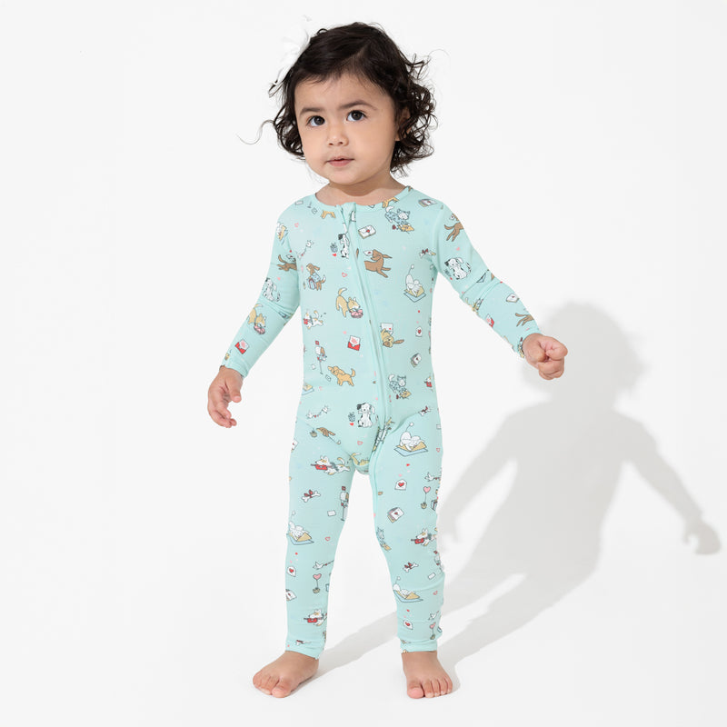 Puppy Love Bamboo Convertible Footie