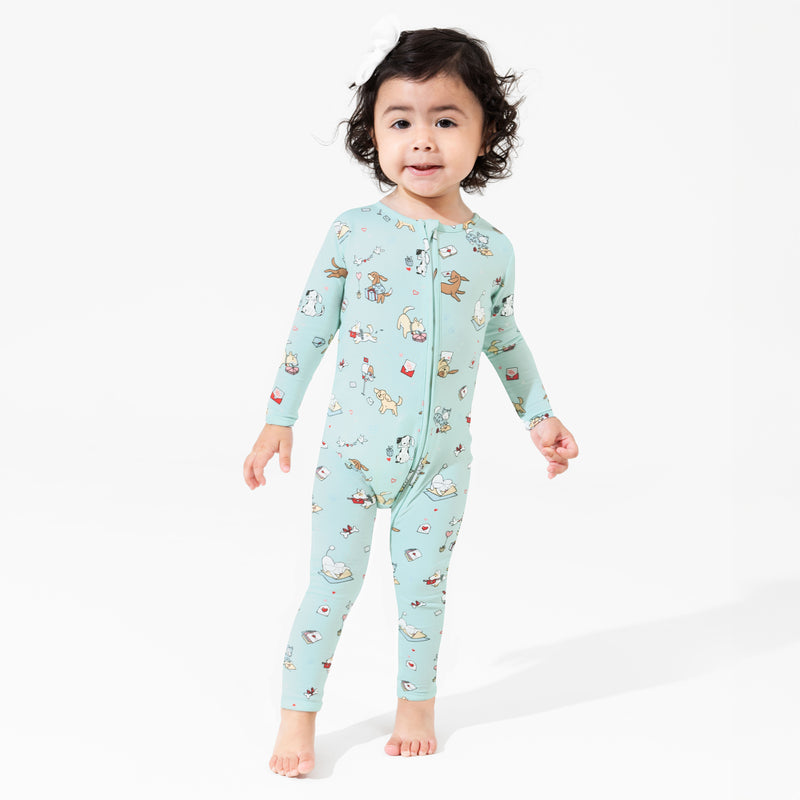 Puppy Love Bamboo Convertible Footie