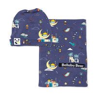 Ramadan Bamboo Swaddle & Beanie Set
