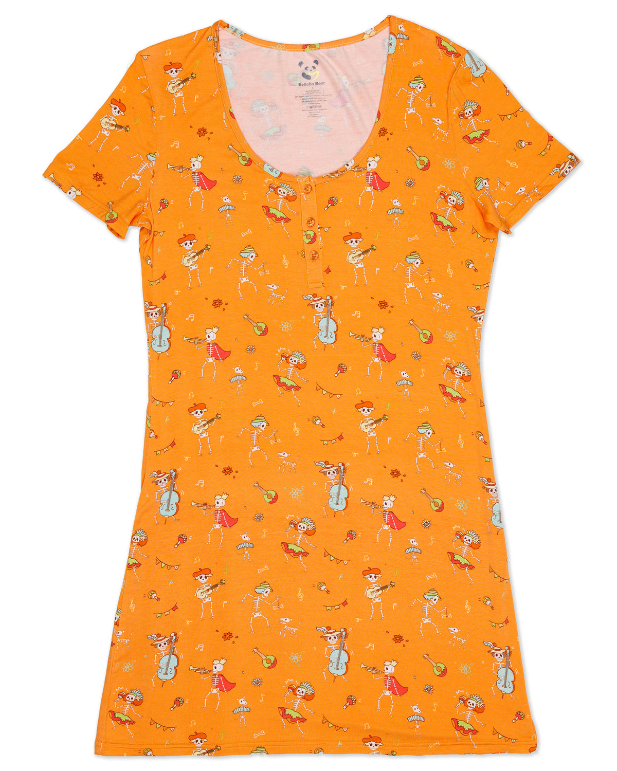Skeletons Bamboo Women's Nightgown