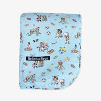 Sloth Pajama Party Bamboo Sherpa Blanket