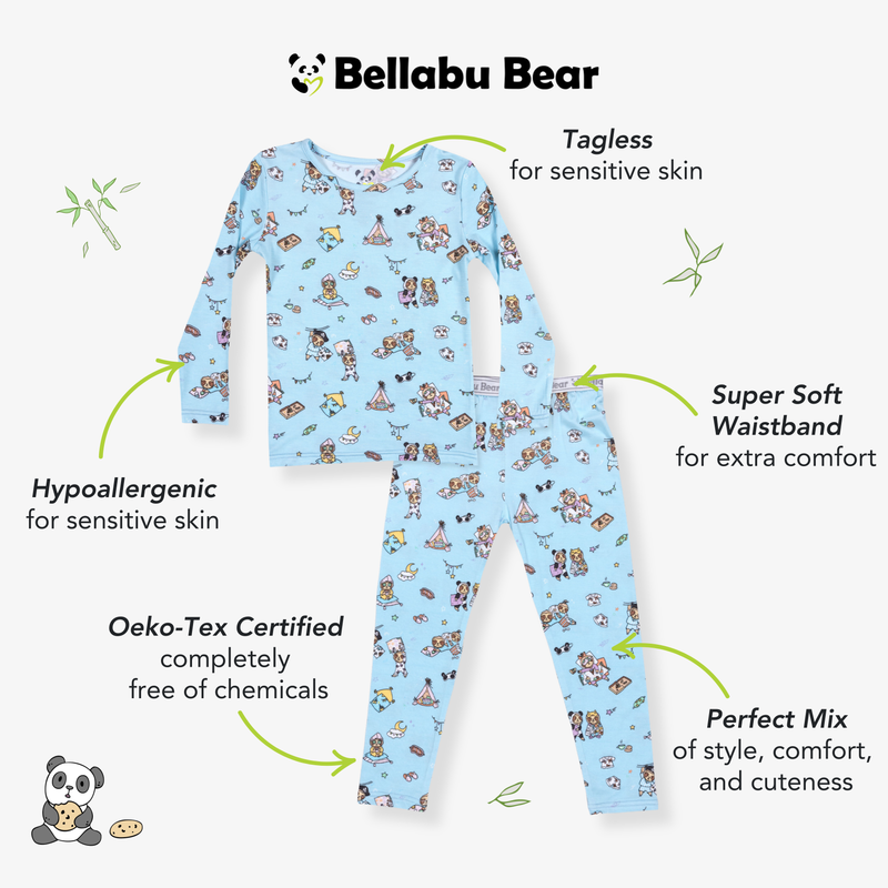 Sloth Pajama Party Bamboo Kids Pajamas
