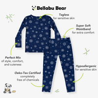 Snowflake Bamboo Kids Pajamas