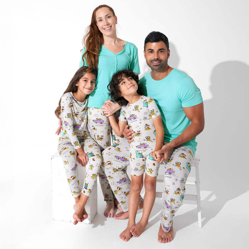 Garfield & Friends Bamboo Kids Pajama Short Set