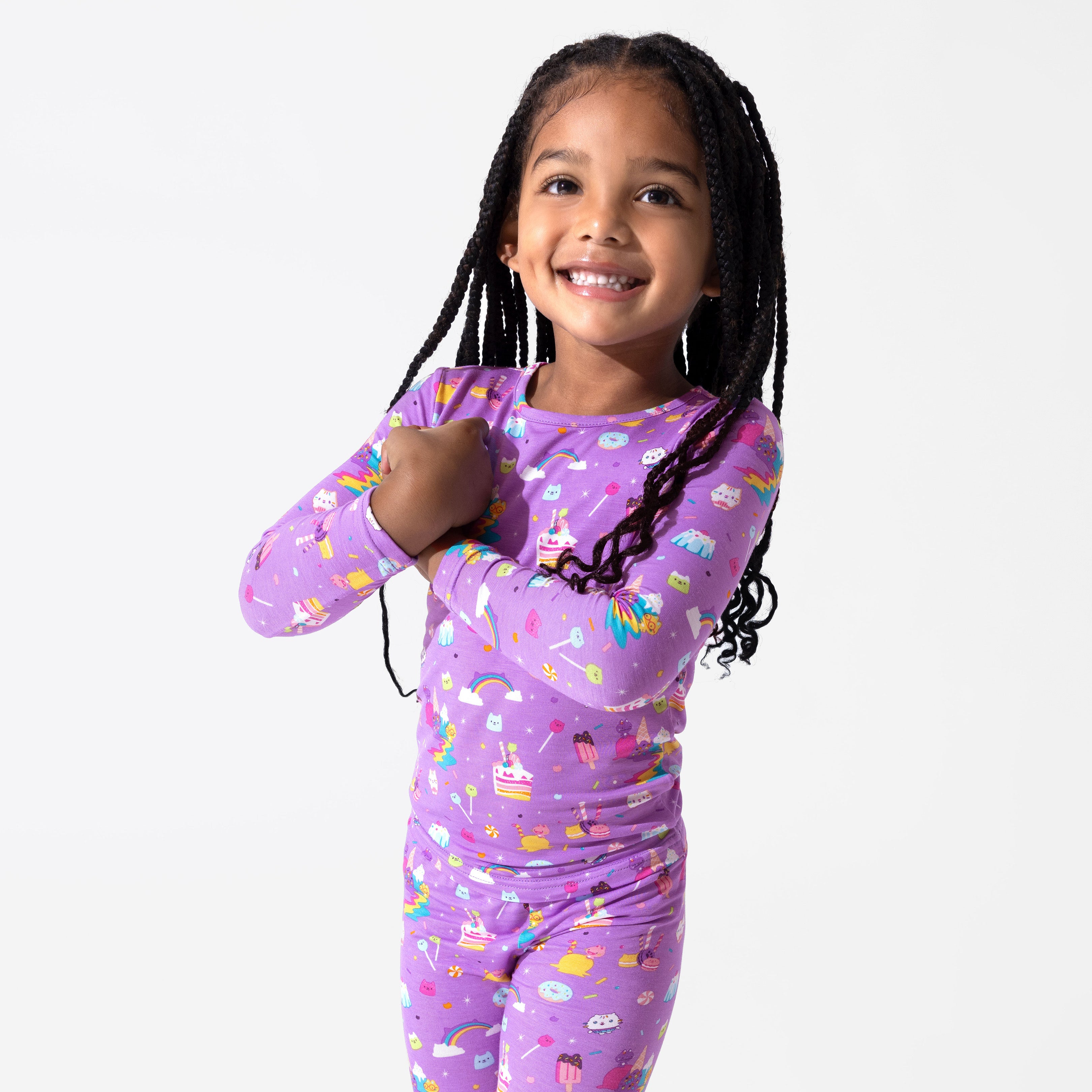 Gabby's Dollhouse Sweet Treats Bamboo Kids Pajamas – Cozy & Fun