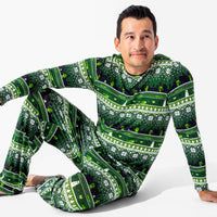 Minecraft Creeper Holiday Bamboo Men's Pajama Set