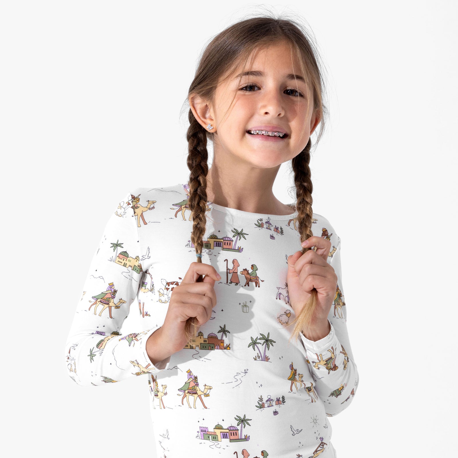 Holy Night Bamboo Kids Pajamas