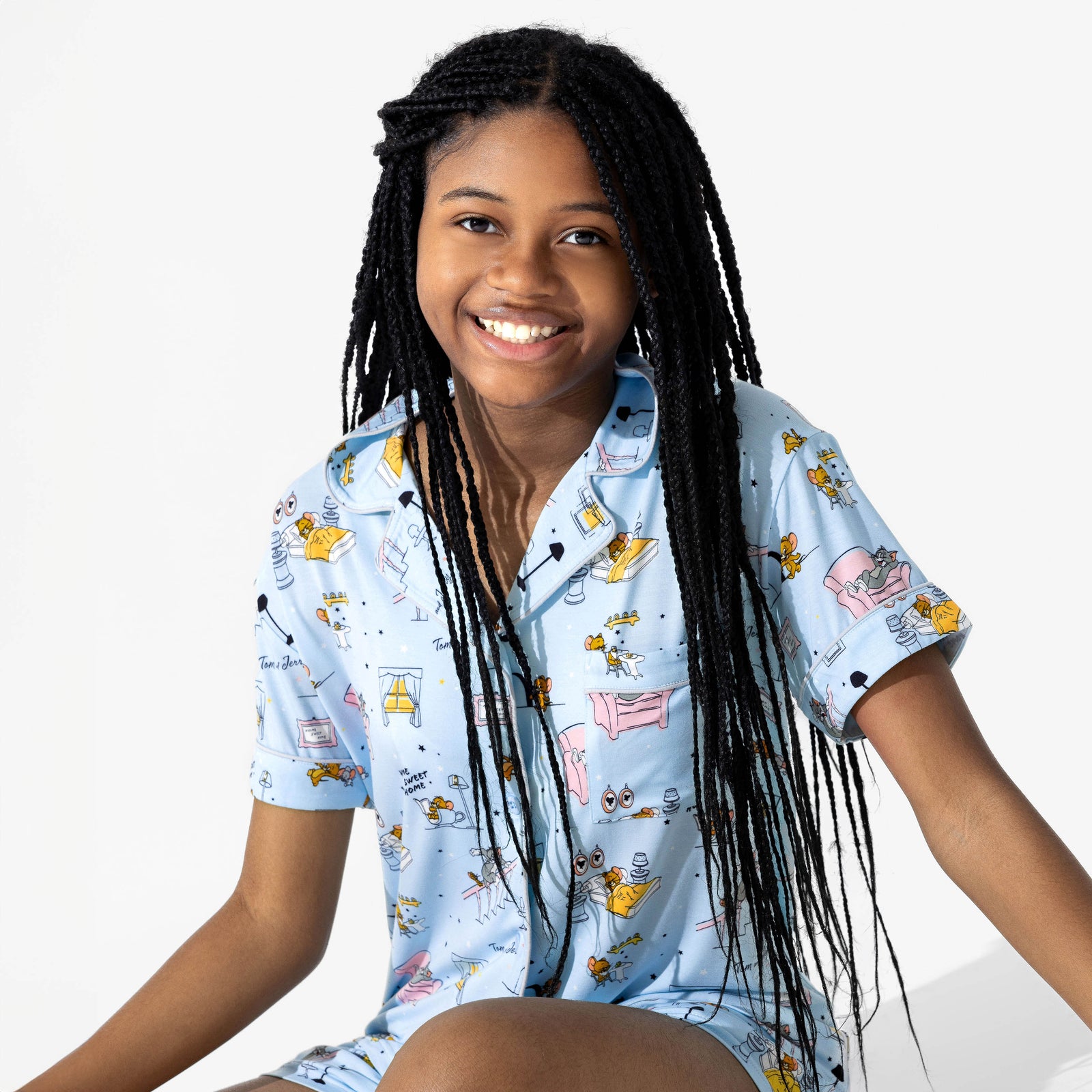 Tom & Jerry: Home Sweet Home Bamboo Women's Pajama Short Set