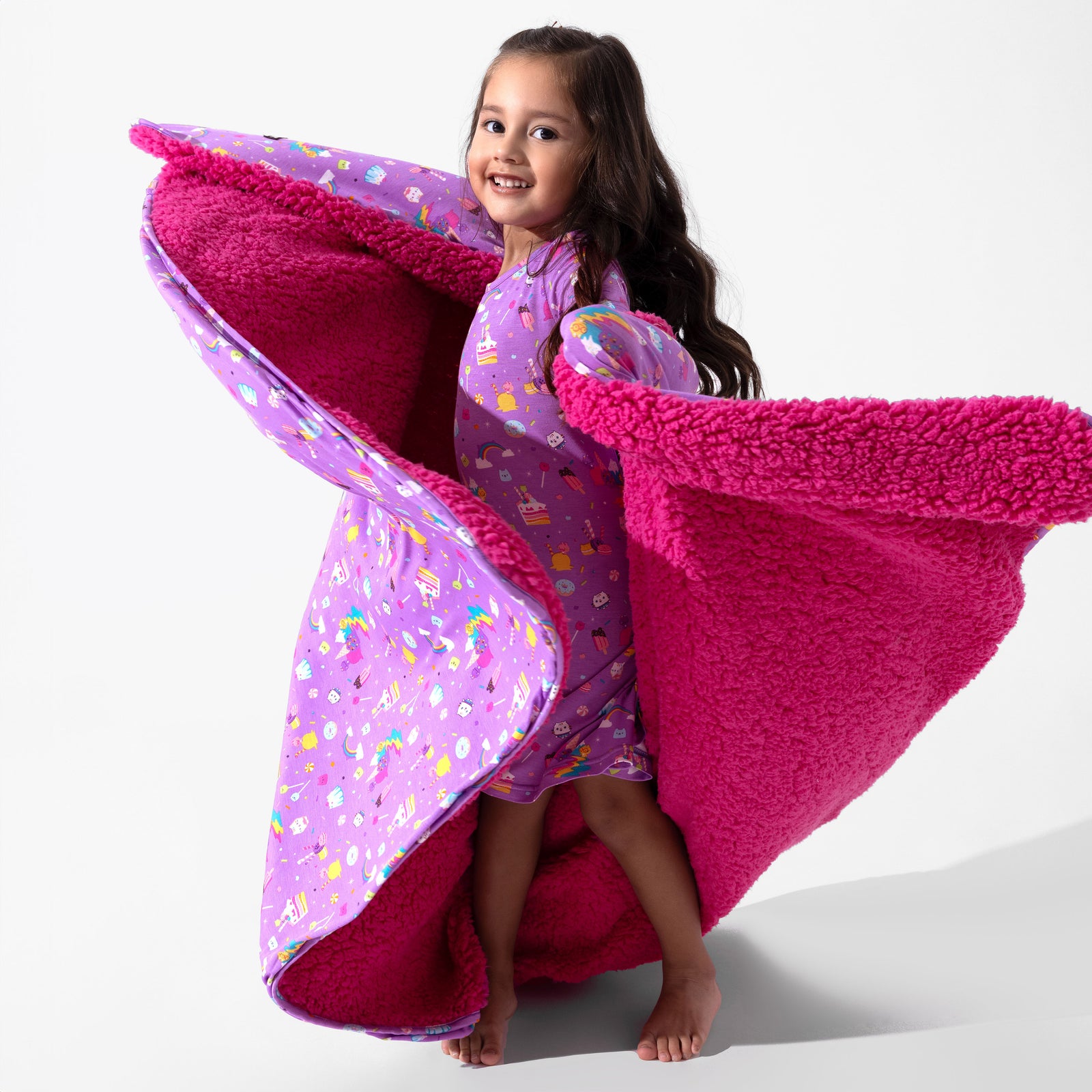 Gabby's Dollhouse: Sweet Treats Bamboo Girls' Short Sleeve Dress