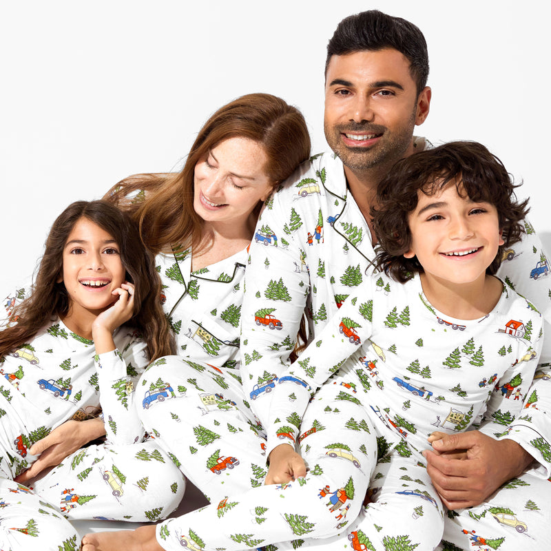 Christmas Tree Farm Bamboo Men's Pajama Set
