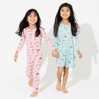 Love Kittens Bamboo Kids Pajamas