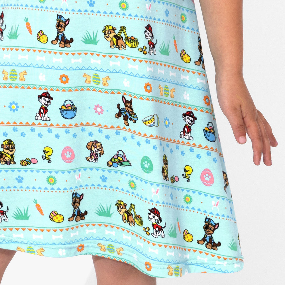 PAW Patrol: Easter Bamboo Girls' Short Sleeve Dress
