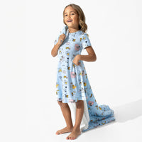 Tom & Jerry: Home Sweet Home Bamboo Girls' Short Sleeve Dress