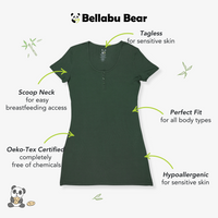 Pine Green Bamboo Women's Nightgown