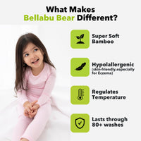 Blush Pink Bamboo Kids Pajamas