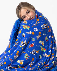 Space Jam Bamboo Sherpa Blanket