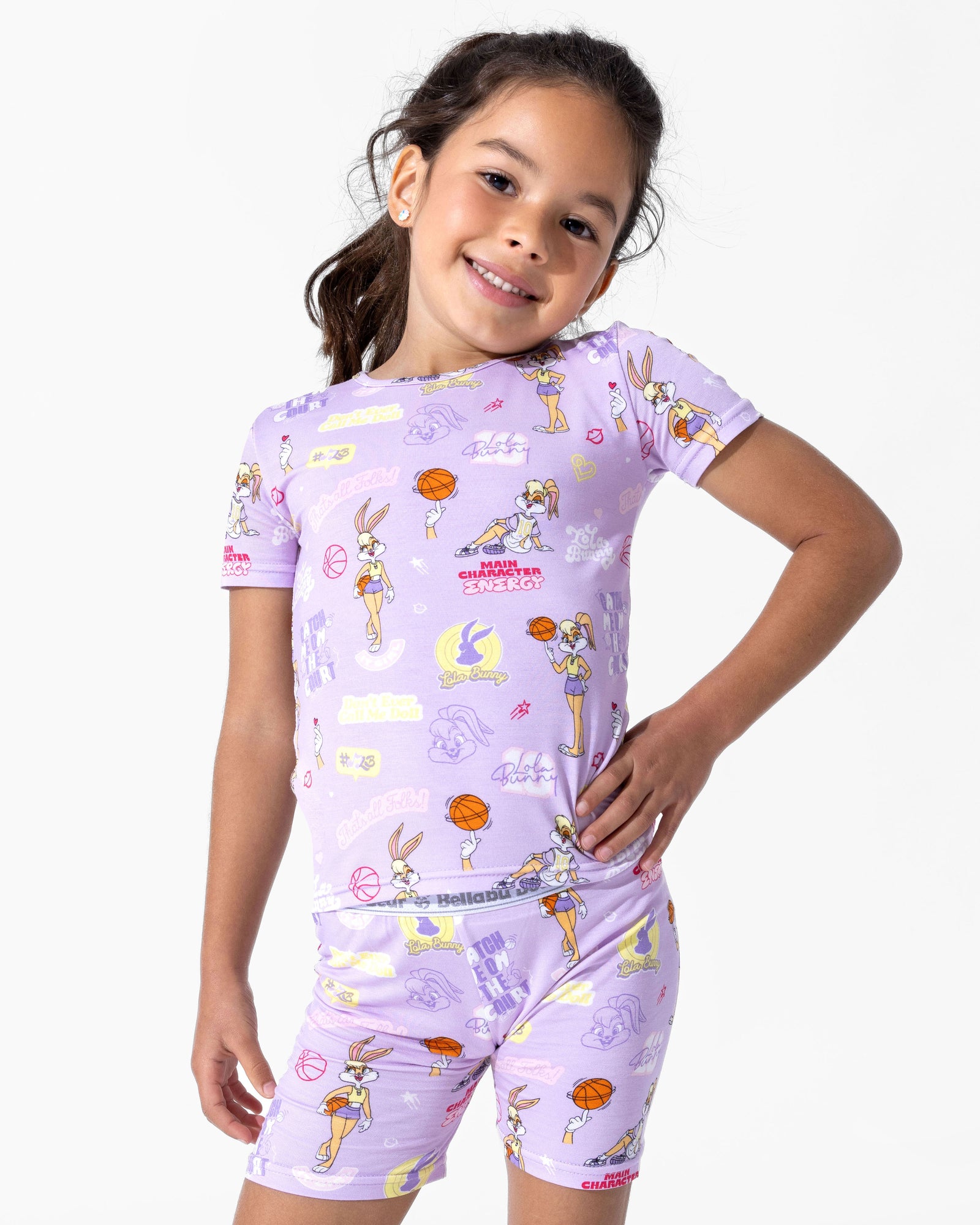 Lola Bunny Bamboo Kids Pajama Short Set