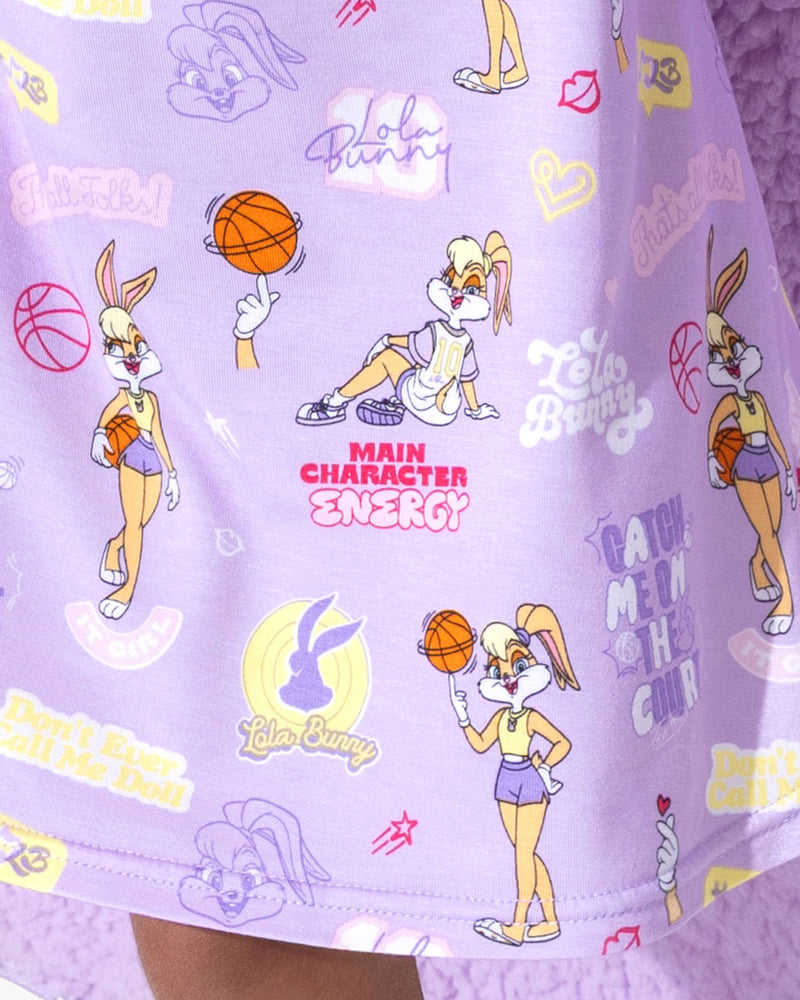 Lola Bunny Bamboo Girls' Short Sleeve Dress