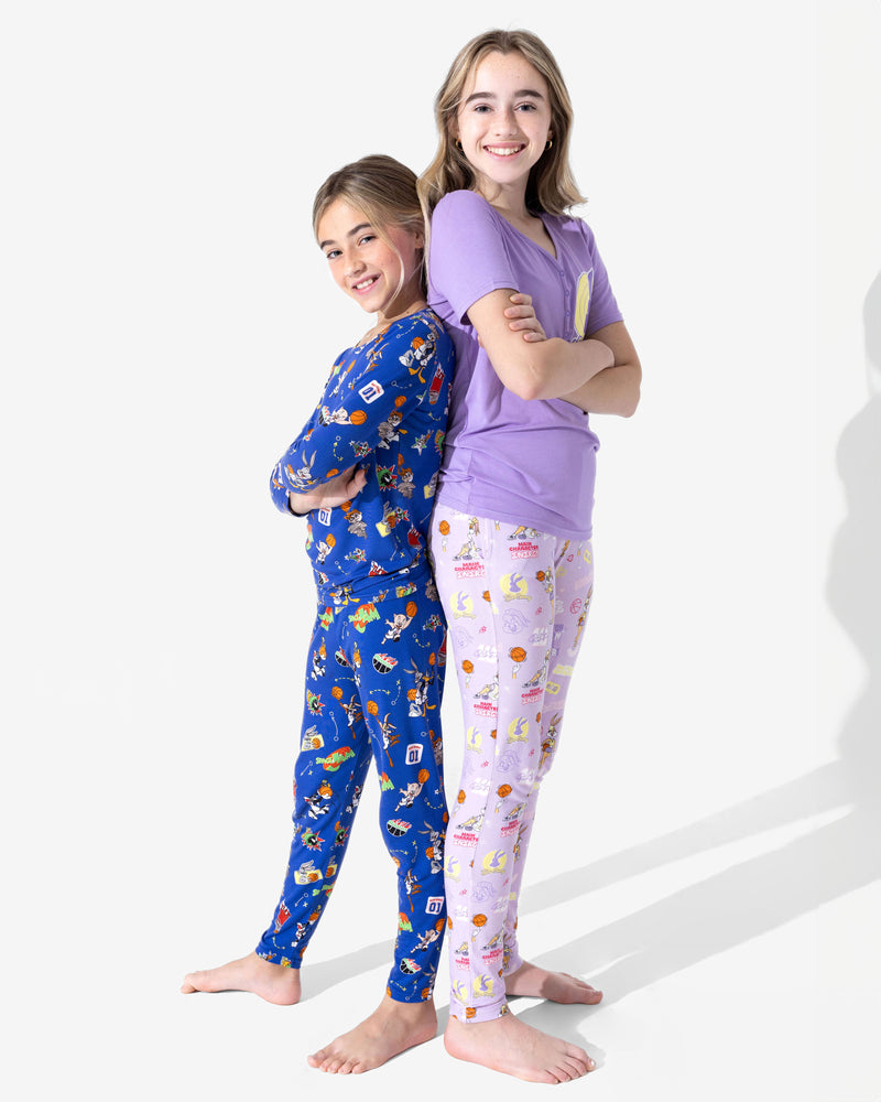 Jam Pyjamas Space Jam Bamboo Kids Pajamas | Soft Breathable Kids Cartoon Sleepwear ...