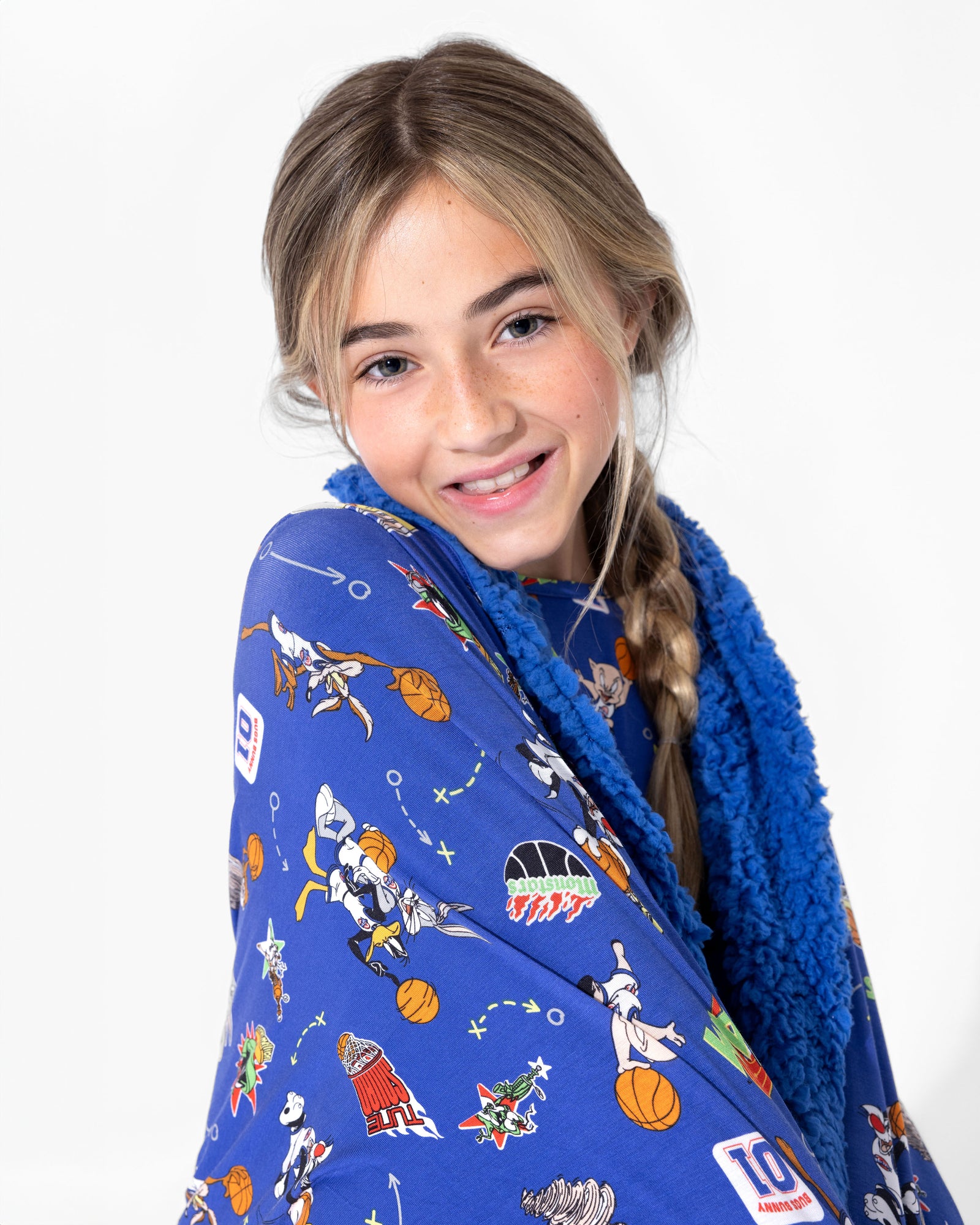 Space Jam Bamboo Sherpa Blanket