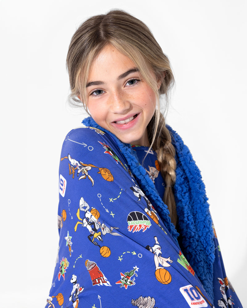 Space Jam Bamboo Sherpa Blanket