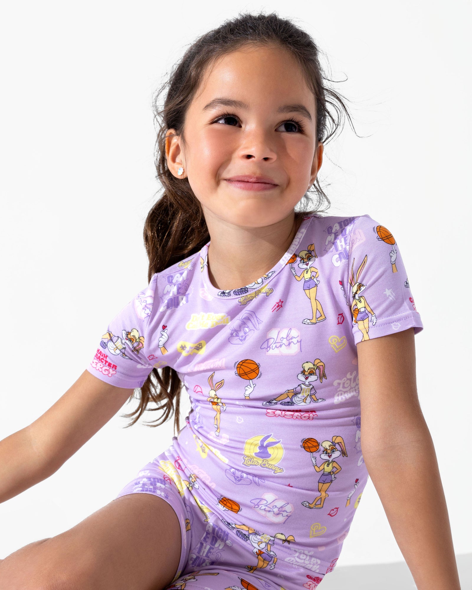 Lola Bunny Bamboo Kids Pajama Short Set
