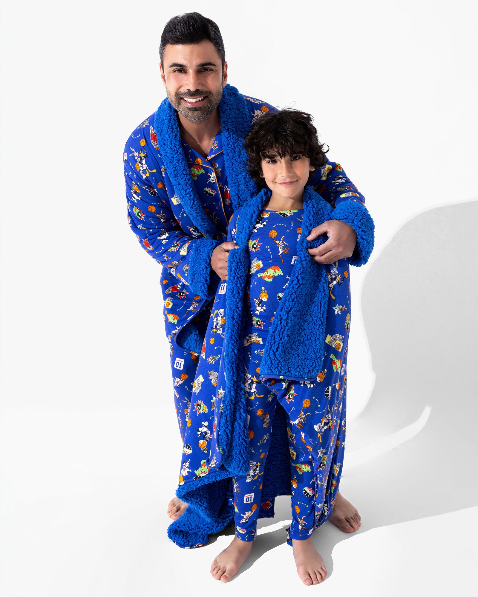 Space Jam Bamboo Adult Sherpa Bathrobe